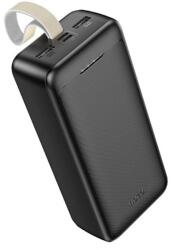 hoco. - Power Bank Smart (J111B) - 2x USB, Type-C, Micro-USB, with LED for Battery Check and Lanyard, 2A, 30000mAh - Black (KF2314351)