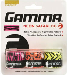 Gamma Overgrip Gamma Neon Safari pink/orange/yellow 3P