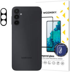 Wozinsky 9H edzett védőüveg kamerára Samsung Galaxy A14/Galaxy A14 5G telefonhoz - Fekete