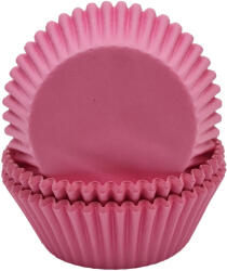 100 darabos muffin papír - Rózsaszín