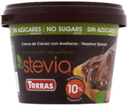 TORRAS Stevia Hozzáadott cukormentes mogyorókrém 200g
