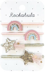  Rockahula Kids - Csillogó szivárvány és csillagok hajgumi szett