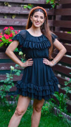 Ie traditionala Rochie Phoebe mini cu volane
