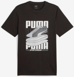 PUMA Sneaker Tricou Puma | Negru | Bărbați | S