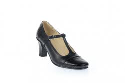 Rovi Design Oferta marimea 40, pantofi dama din piele naturala cu varf lacuit, fabricati in Romania, P50N