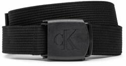 Calvin Klein Jeans Férfi öv Logo Plaque Webbing Belt K50K510160 Fekete (Logo Plaque Webbing Belt K50K510160)