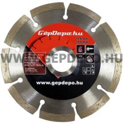 Diatech GépDepo. hu szegmenses gyémánttárcsa 115mm (GPDP-115)