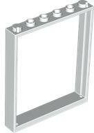 LEGO® 42205c1 - LEGO fehér ablakkeret 1 x 6 x 6 méretű (42205c1)