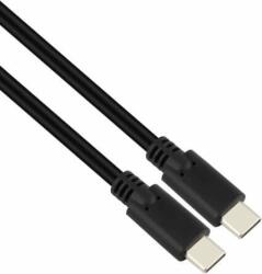 Stansson CZ-254-D USB-C apa - USB-C apa 3.2 Adat és töltőkábel - Fekete (2m) (CZ-254-D)