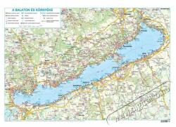 Stiefel Magyarország/Balaton és környéke A3 íróasztali látványtérkép könyöklő (39536-2K) - digitalko