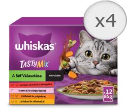 Whiskas alutasakos 12-pack Chef's choice macskaeledel, 48x85g