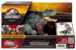 Mattel Jurassic World Fierce Changers - Giganotosaurus és Nasutoceratops átalakítható játékfigura (HPD33_HPD34)