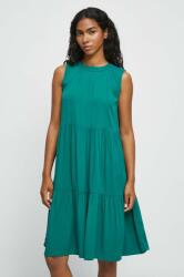 MEDICINE rochie culoarea verde, mini, evazati ZBYX-SUD011_67X