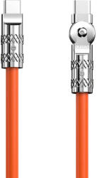 Dudao USB-C to USB-C rotating cable Dudao L24CC 120W 1m (orange) (L24CC) - mi-one