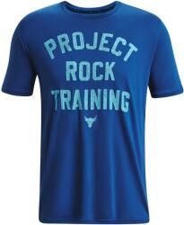 Under Armour Project Rock Férfi funkcionális rövid ujjú pólók Under Armour PJT ROCK TRAINING SS kék 1376891-471 - L