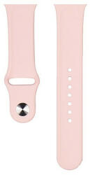 Apple Watch 1-6, SE (42 / 44 mm) / Watch 7-8 (45 mm) / Watch Ultra (49 mm), szilikon pótszíj, állítható, Devia Delux Sport, rózsaszín - tok-shop