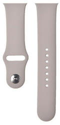Apple Watch 1-6, SE (42 / 44 mm) / Watch 7-8 (45 mm) / Watch Ultra (49 mm), szilikon pótszíj, állítható, Devia Delux Sport, szürke - tok-shop