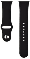 Apple Watch 1-6, SE (42 / 44 mm) / Watch 7-8 (45 mm) / Watch Ultra (49 mm), szilikon pótszíj, állítható, Devia Delux Sport, fekete