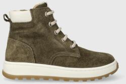 Pom D'api gyerek félcipő velúrból FLOW BOOTS zöld - zöld 24