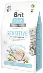 Brit Care Cat SENSITIVE FOOD ALLERGY MANAGEMENT ROVAR ÉS FRISS HERING 7kg - falatozoo