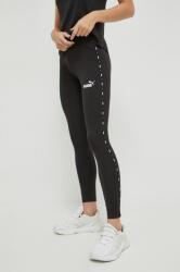 PUMA legging fekete, női, nyomott mintás, 623697 - fekete M