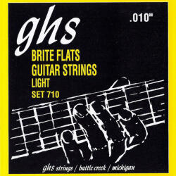 GHS 710-L elektromos gitárhúr - Brite Flats, Light, 10-46