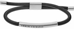 Armani Exchange Divatos férfi karkötő acél csattal AXG0041040