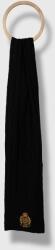 Lauren Ralph Lauren sál gyapjú keverékből fekete, nyomott mintás - fekete Univerzális méret