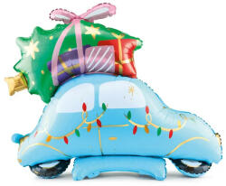 Partydeco Karácsonyi fólia lufi, talpas, csak levegővel tölthető (LUFI753772)