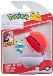 Pokémon - figurine clip n go, froakie & poke ball (BPKW3133)