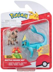 Pokémon - set 3 figurine de actiune, rockruff, bellossom, vaporeon, 3 buc (BPKW3048) Figurina