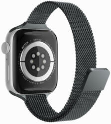 Matrix Curea Ceas Smartwatch Pentru Apple Watch 1/2/3/4/5/6/7/8/SE/SE 2 (38/40/41mm), Matrix, Negru (MW24N)