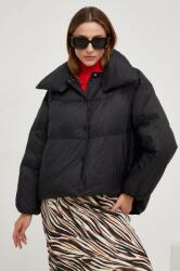 Answear Lab rövid kabát női, fekete, téli, oversize - fekete S/M - answear - 31 185 Ft