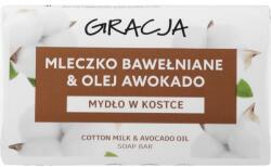 Gracja Săpun de toaletă Lapte de bumbac și ulei de avocado - Gracja Cotton Milk & Avocado Oil Soap Bar 100 g
