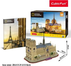 CubicFun Puzzle Cubic Fun Cubicfun 3D Notre Dame N. G (306-DS0986)