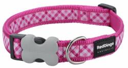 Red Dingo Gingham nyakörv XS hot pink