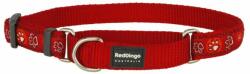 Red Dingo Martingale Paw Impressions L piros