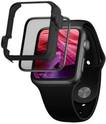 FIXED 3D Tempered Glass Full Glue aplikátorral Apple Watch 44mm negru (FIXG3D-434-BK)