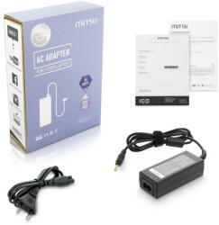 mitsu notebook charger mitsu 12v 3a (4.8x1.7) - asus (5ZM007) - vexio