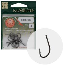 Maruto Carlige MARUTO 8355-BD Black Nickel Nr. 4, 10buc/plic (43202004)