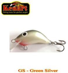 Kenart Vobler KENART Hunter Floating, 2cm/1.5gr, GS, Green Silver (HU2F-GS)
