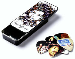 Dunlop JH-PT07M Jimi Hendrix - Hear Music Pick Tin pengető szett - medium - 12db