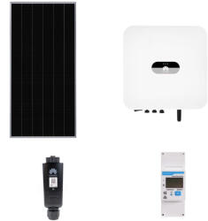 Maxeon Sunpower Sistem fotovoltaic 5KW monofazat, panouri Sunpower 410W 12 buc, invertor Huawei SUN2000-5KTL-L1 monofazat hibrid, Smart Meter Huawei, Dongle Wifi (KITSUN410HUAWEI5MONO)