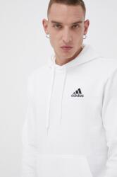 Adidas Bluză H12211 bărbați, culoarea alb, material neted 9BY8-BLM0LE_00X