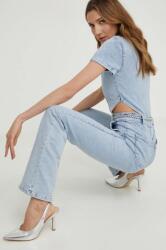 Answear Lab salopeta jeans cu guler BMYX-SKD00K_55X