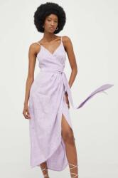 ANSWEAR rochie culoarea violet, midi, mulata BMYX-SSD04A_04X