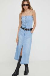 ANSWEAR rochie jeans mini, evazati BBYX-SUD130_55X