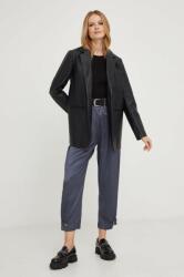 Answear Lab pantaloni femei, culoarea gri, lat, high waist BMYX-SPD00S_90X