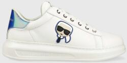 Karl Lagerfeld sneakers din piele KAPRI MENS culoarea alb, KL52530G 9BYX-OBM0I6_00X