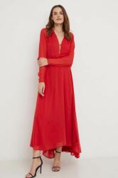 ANSWEAR rochie culoarea rosu, maxi, oversize BMYX-SUD076_33X